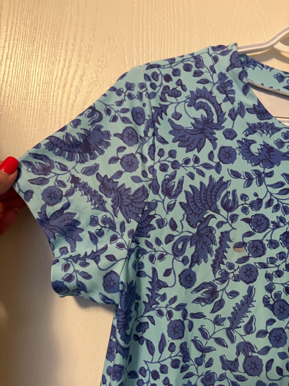 Smith & Quinn Blue Floral Short Sleeve Women’s Dress Size Small - Picture 5 of 7